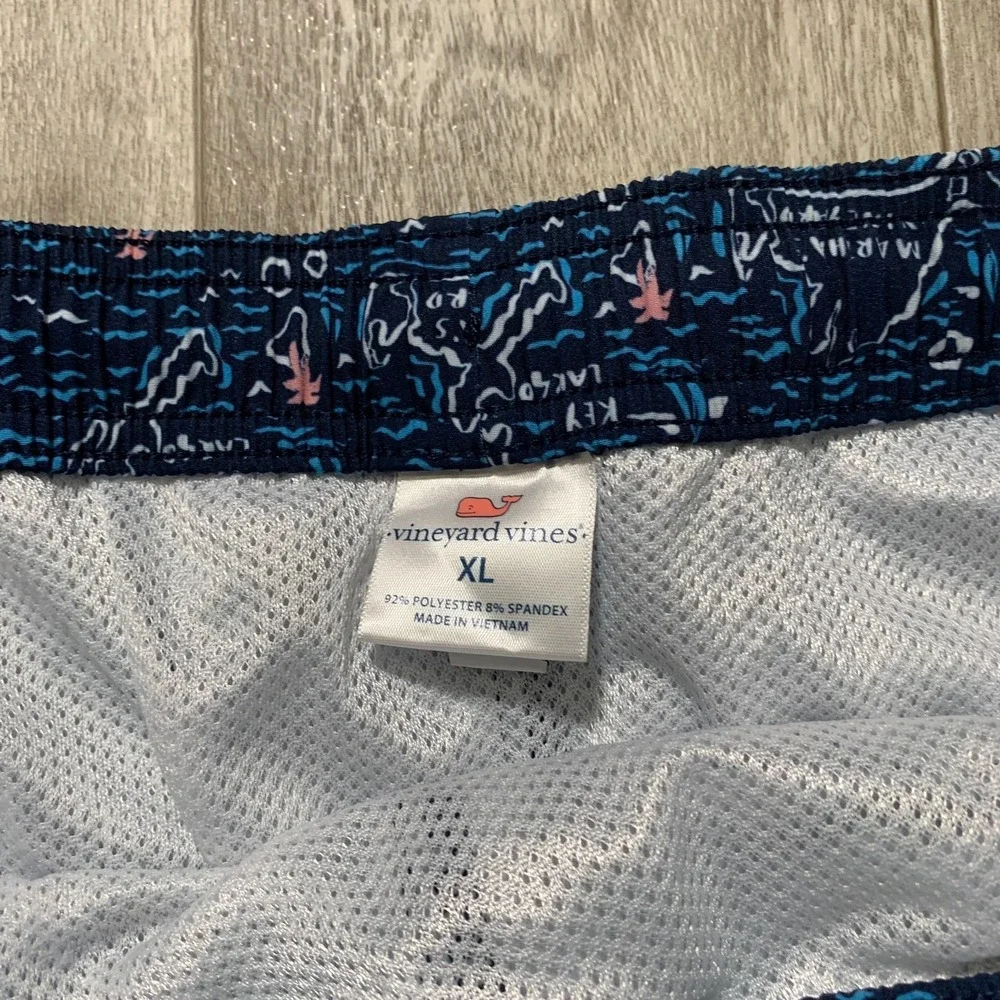 Vineyard Vines Board Shorts Mens‎ Extra Large Blue Caribbean IslandBeach